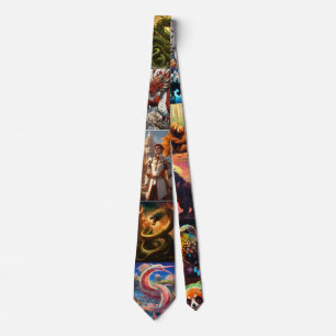 "Vild Elegance: Animal Print Silke Tie - Embrace N Slips