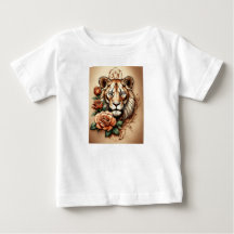 Vild Elegance: Lioness & Ro Tattoo-Inspired T-Sh
