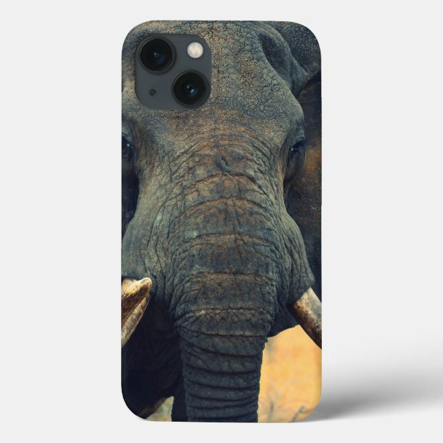Vild Elephant Close Up iPad Mini fodral (Baksida)