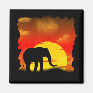Vild Elephant Magnet