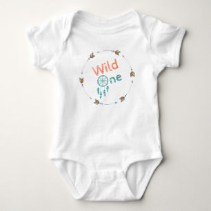 Vild En Baby Birthday Tribal Boho Dreamcatcher Tee