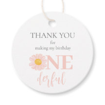 Vild En Daisy för Party Boho Retro Rosa 1:a födels