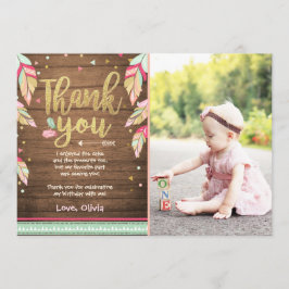 Vild En födelsedag Tack för att du fick rosa guld