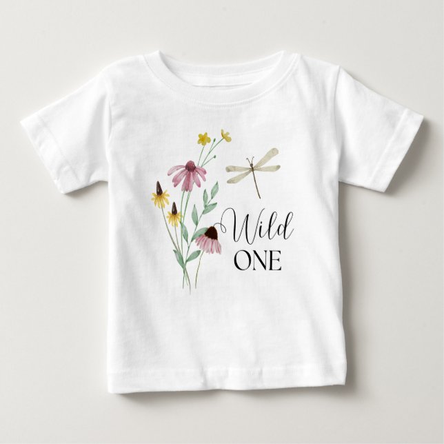 Vild En födelsedagskjorta för Baby 1st Birthday T Shirt (Framsida)
