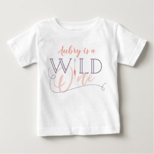 Vild en första födelsedag t shirt