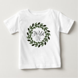 Vild en första födelsedagskjorta t shirt