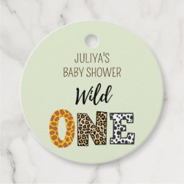 Vild En Grönt babydusch Gåvor Etiketter