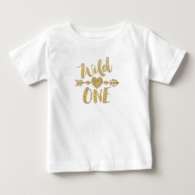Vild en hjärtapil tee shirt (Framsida)