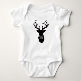 Vild En Hjort första födelsedag Baby Bodykostym T Shirt