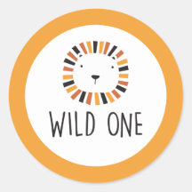 Vild en Lejon första födelsedag Pappra Tallrikar