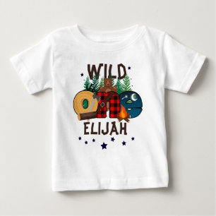 Vild en Lumberjack Birthday Boy Skogsbår T Shirt