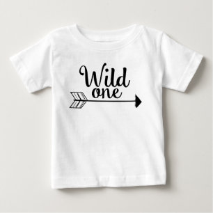 Vild en pil 1 födelsedagskjorta t shirt