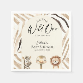 Vild en Safari Baby Shower Pappersservett