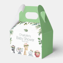 Vild en Safari Jungle Baby Shower-favoritruta