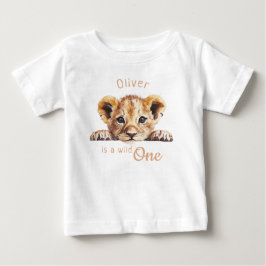 Vild en söt baby-lejon Personlig  T Shirt