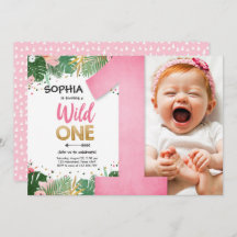 Vild en tropisk safari-Rosa första födelsedagen