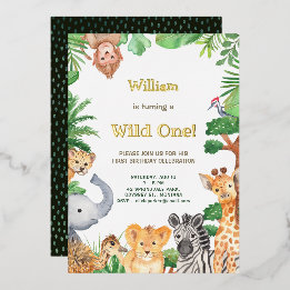 Vild en Whimsical Jungle Safari Camping Birthday