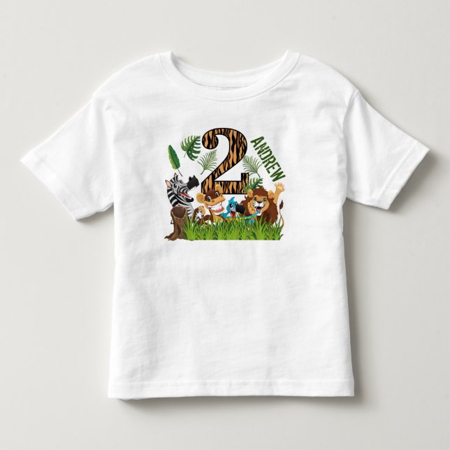 Vild ett andra födelsedag Party T Shirt (Framsida)
