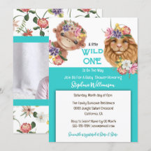 Vild ett baby 1:a lejona apan safari blue
