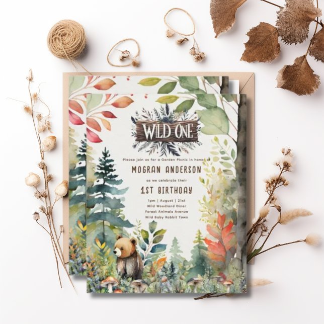 Vild ett Baby björnträdsdjur 1:a födelsedag (Skapare uppladdad)