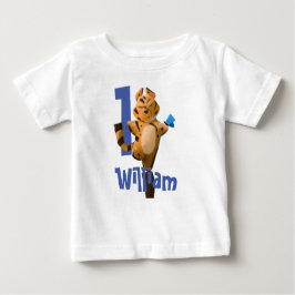Vild Ett Baby Tiger 1:a födelsedag Buffalo Play T Shirt