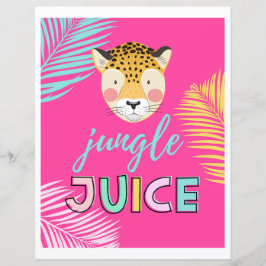 Vild ett Drink-tecken | Jungle Juice Sign | Cheeta