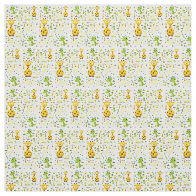 Vild ett första födelsedag Baby Fabric Tyg (Prov)
