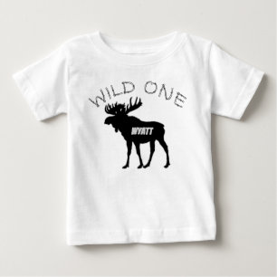 Vild Ett första födelsedag Mose Forest Creators T-shirt