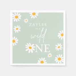 Vild Ett första födelsedag Party Bohemian Groovy D Pappersservett