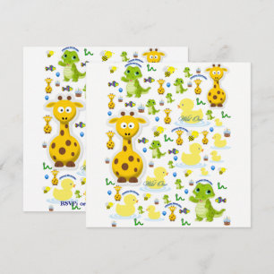 Vild ett första födelsedagskort inbjudningar