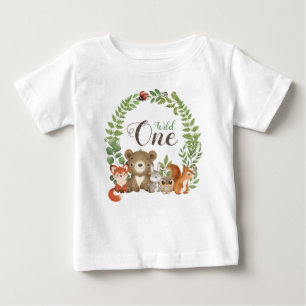 Vild Ett första födelsedagsträdsdjur T-shirt