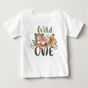 Vild Ett första födelsedagsträdsdjur T-shirt