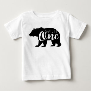 Vild ett häfte Första Födelsedagsfesten T-shirt