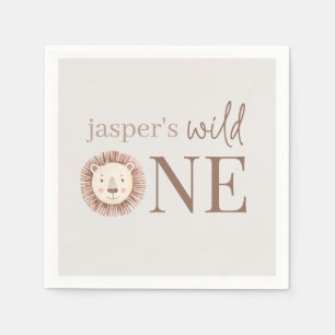 Vild ett Lejona Ansikte Pappersservett