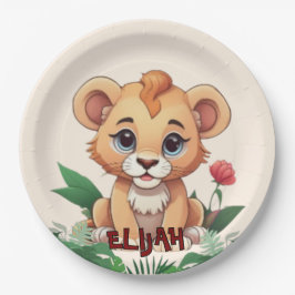 Vild ett Lejont jungeltema för Cute
