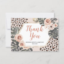 Vild ett leopard Skriv ut födelsedagstack ditt kor