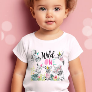Vild Ett Party-djur födelsedag födelsedag T Shirt
