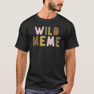 Vild Ett PM två vilders födelsetal Zoo Birthda T Shirt