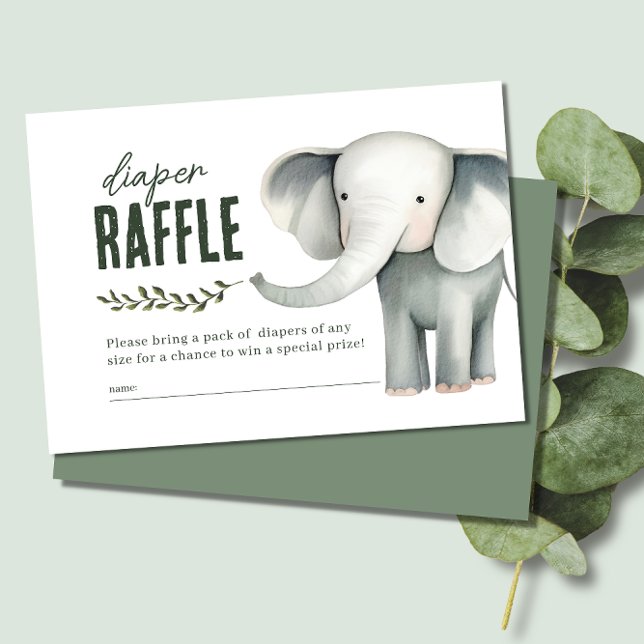 Vild ett Safari-djur gör att det blöder Raffle Bab Tilläggskort (Skapare uppladdad)