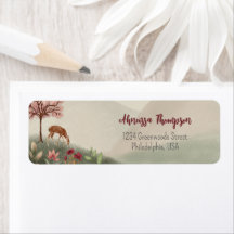 Vild ett skogsområde Scene Hjort första födelsedag