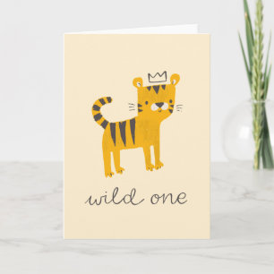 Vild ett tigerkatt kort