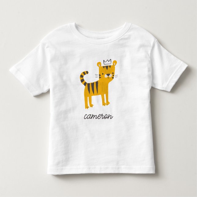 Vild ett tigerkatt t shirt (Framsida)