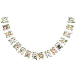 Vild Ett ungdjur Safari 1:a födelsedagen Vimplar