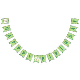 Vild Ett ungle Safari-djur första födelsedagen Vimplar