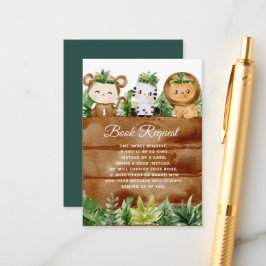 vild ett visitkort för safari bok tilläggskort