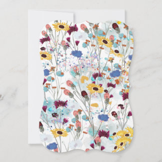 Vild Fält Flower Anteckningskort