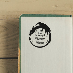 Vild fantsidräke från biblioteket självfärgande stämpel