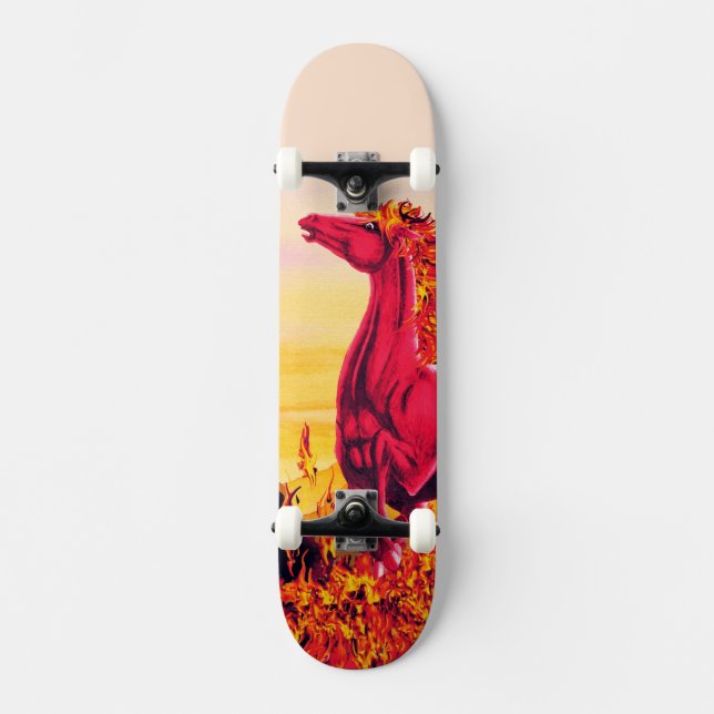 Vild Fire Horse Skateboard (Framsida)