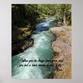 Vild flod Rumi-poesins vers Poster