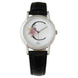 Vild Flower Alphabet C Watch Armbandsur